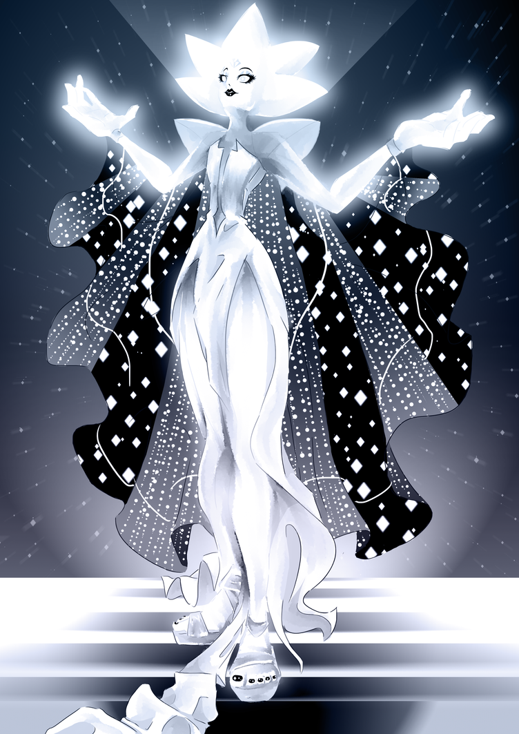So turns out I still can’t draw anything good but anyway. Had to get how cool and amazing White Diamond from Steven Universe actually looks like out of my system through a Fanart ! It looks t...