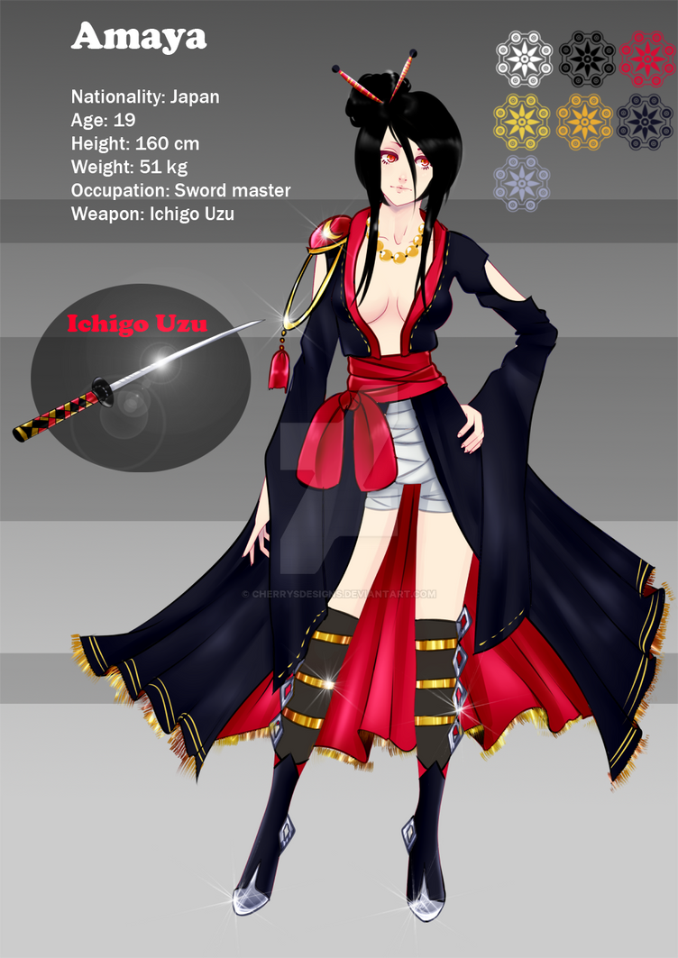 (CLOSED) RPG Chara - Amaya the sword master by CherrysDesigns on DeviantArt