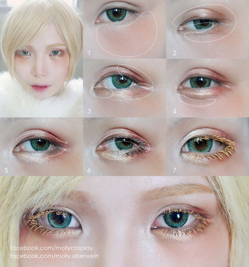 Cosplay Eyes Makeup Dolly Eyes Makeup Tutorial By Mollyeberwein On