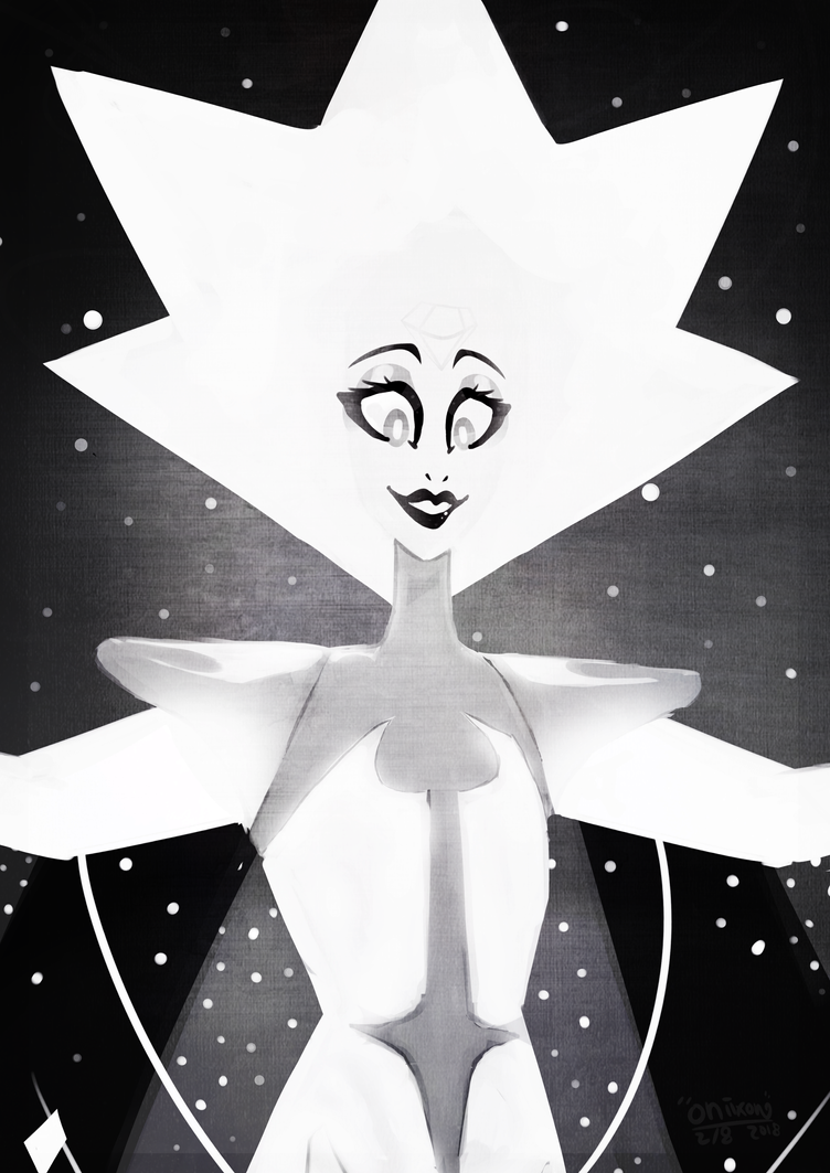 Sorry for the inactivity  been busy / gone on vacation But Im home now! I started on this drawing on white diamond // Steven universe  the day after she appeared on the show~ But ya I hav...