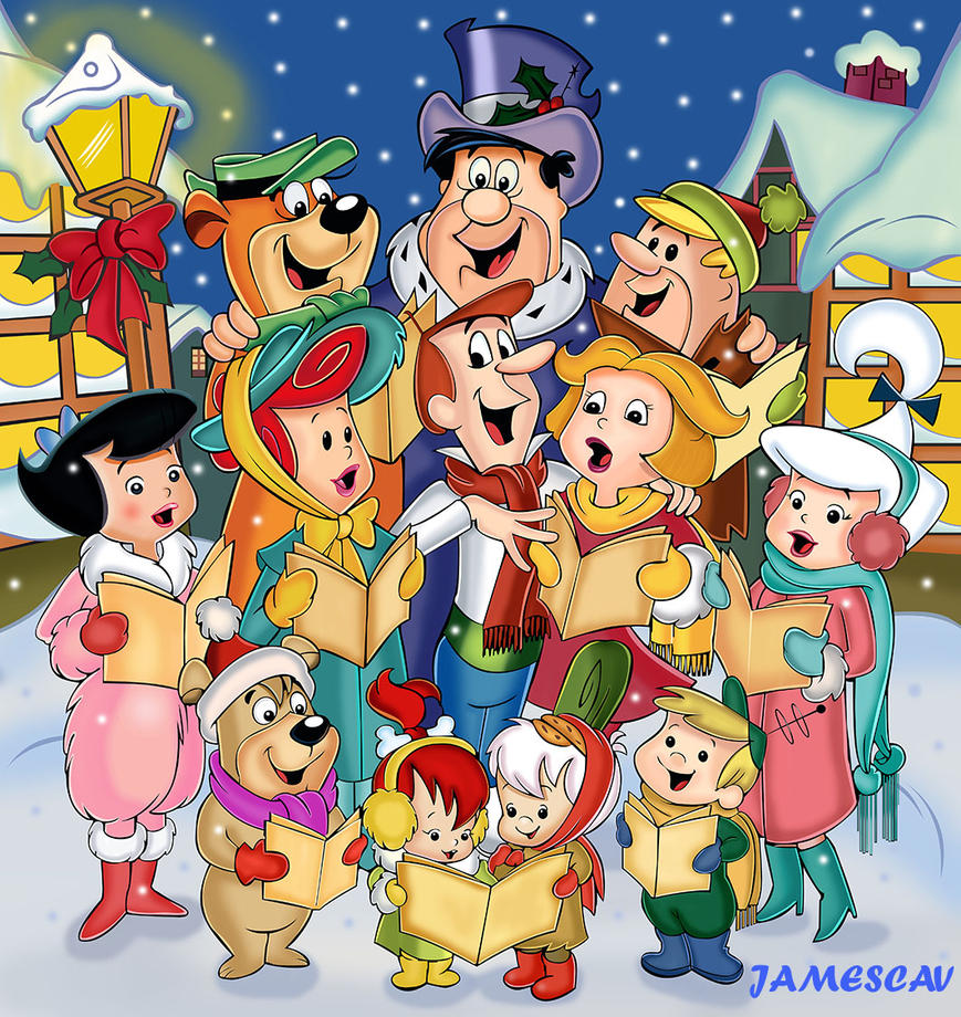 Hanna Barbera Christmas by JamesCav on DeviantArt