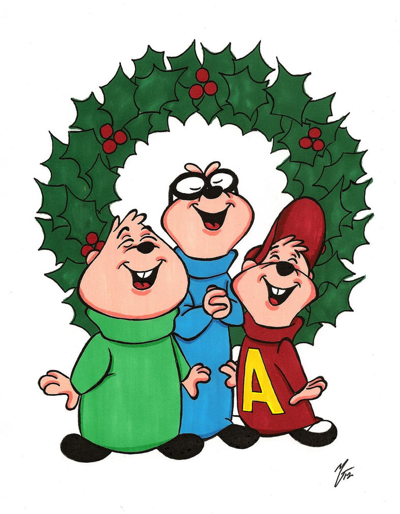 Alvin and The Chipmunks Christmas Time by zombiegoon on DeviantArt