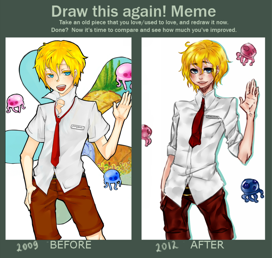 Spongebob Before And After By Maryenta On DeviantArt