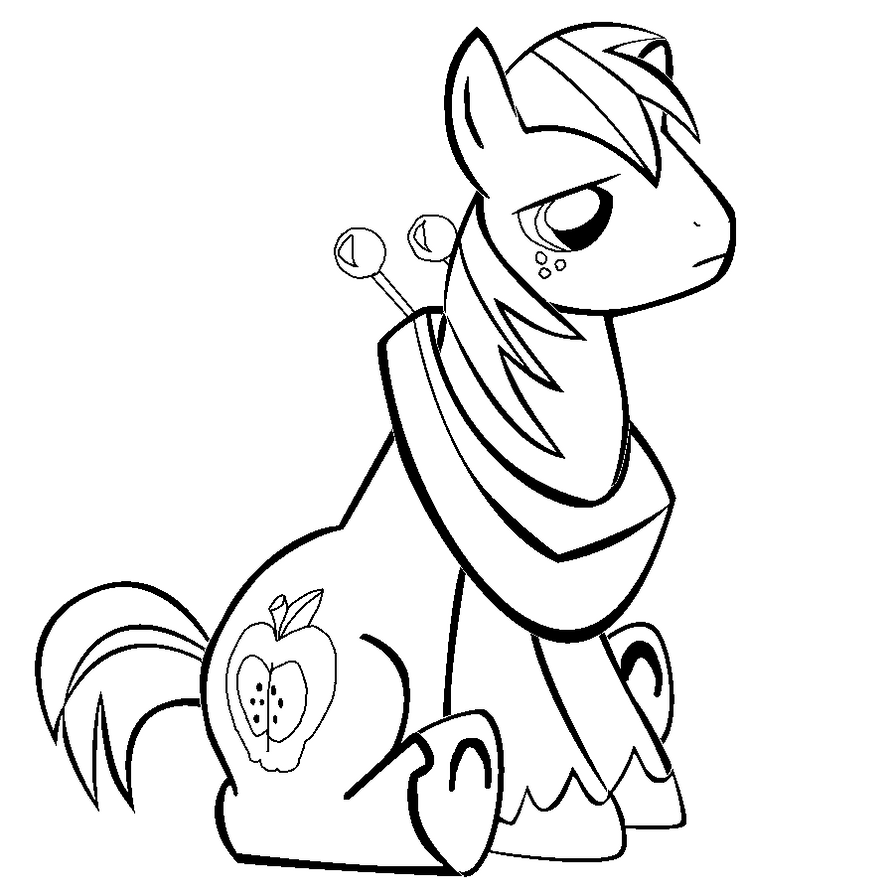 big macintosh my little pony coloring pages - photo #6