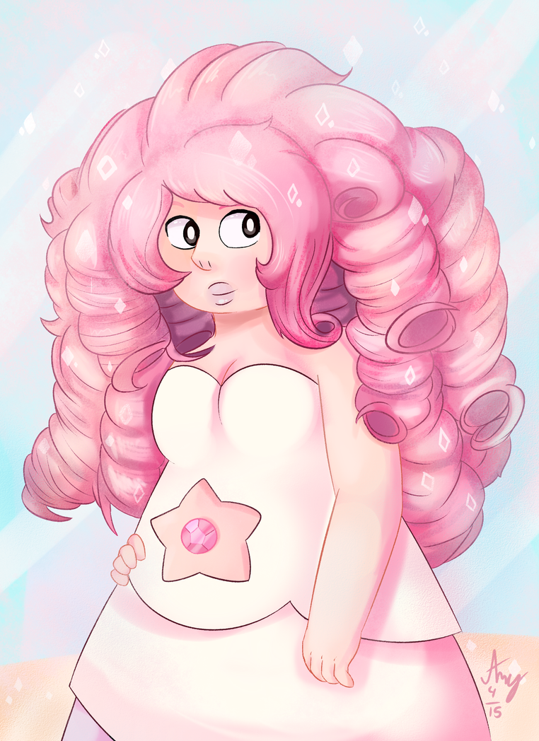 I never drew for rose for a while ever since I found about Steven Universe hence my very first SU fanart , I guess there's no improvement bleh But drawing this precious is so much fun and PINK...