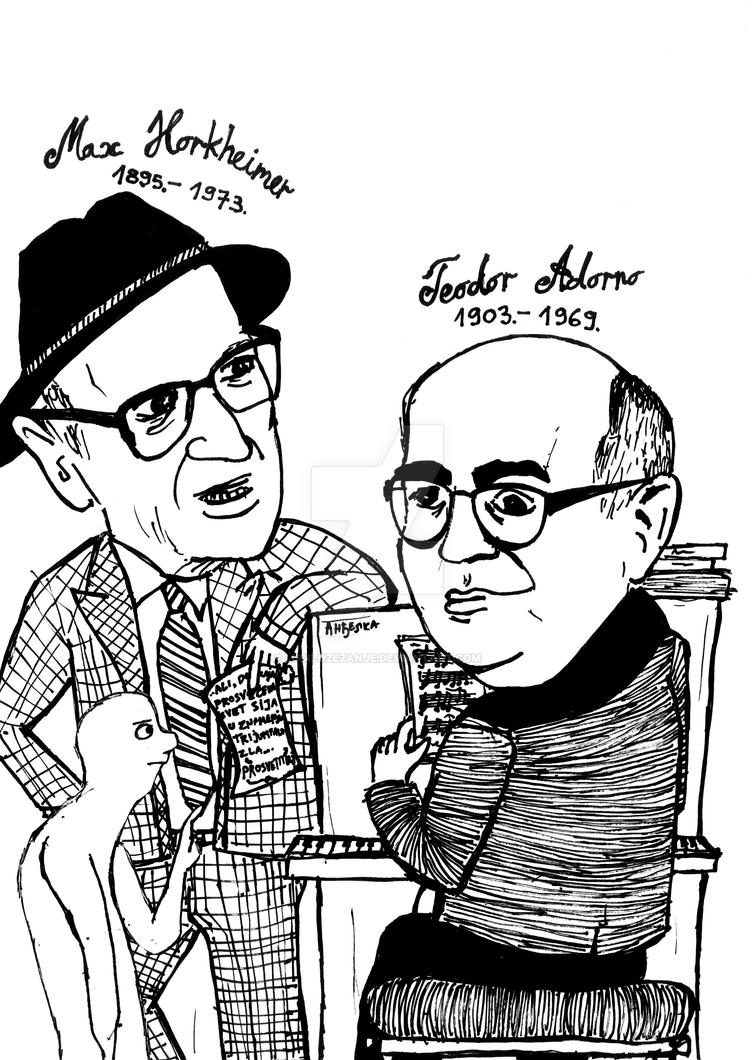 Horkheimer and Adorno by ludilozezanje on DeviantArt