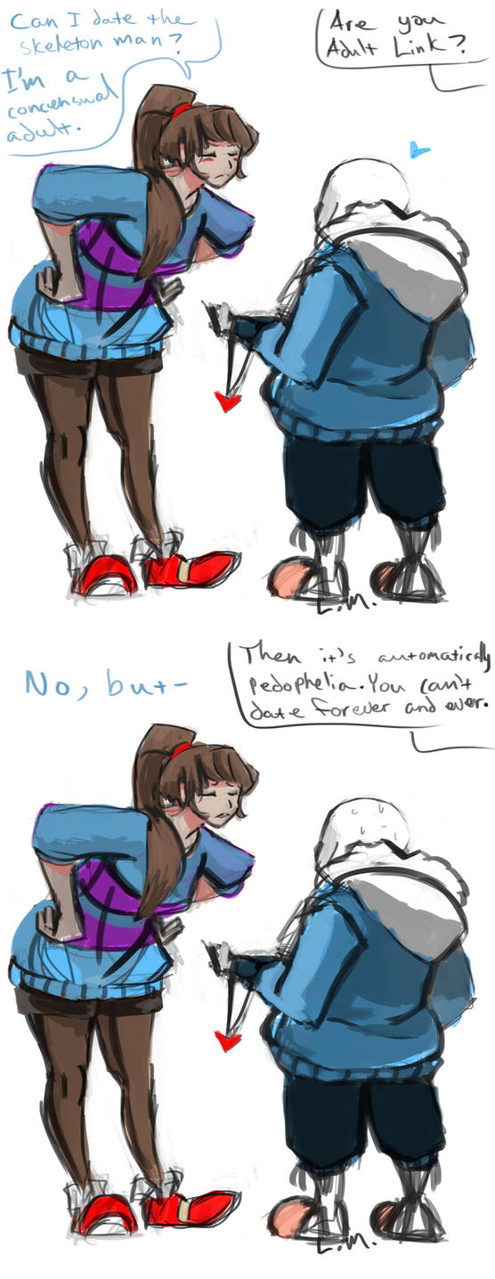 The Sans X Adult Frisk Can Of Worms Rant Thing By Lunarmew
