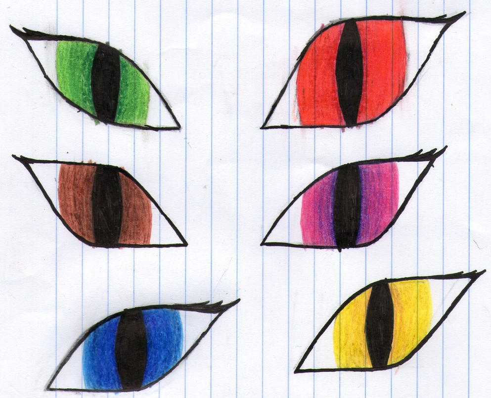 Random cat eye coloring by Marianamystery on DeviantArt