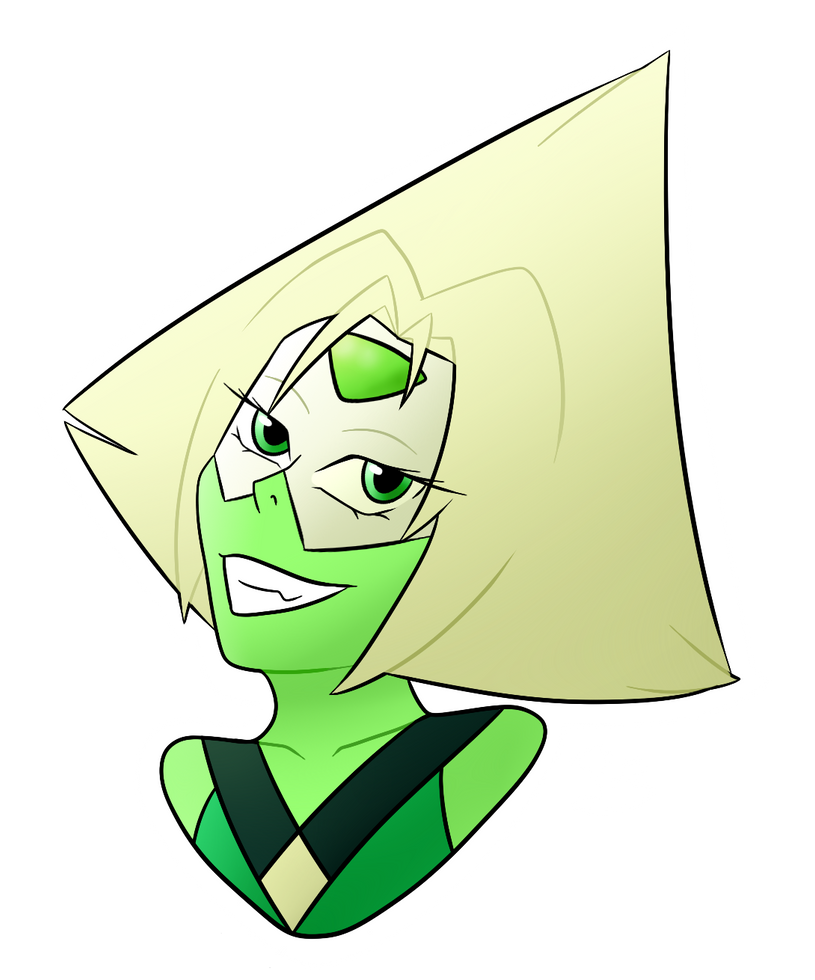 Decided to draw Peridot again.  I might draw more character from steven universe like this but idk.