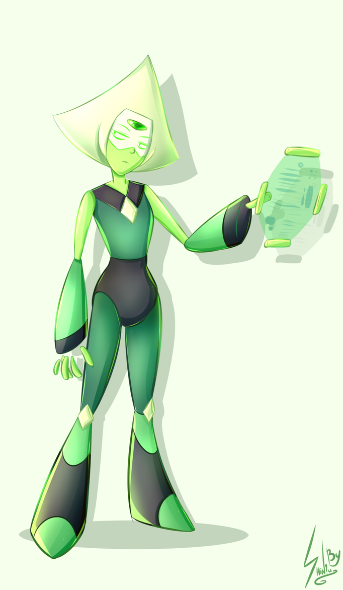 Now i watched this show! I wanted to draw Peridot. <3