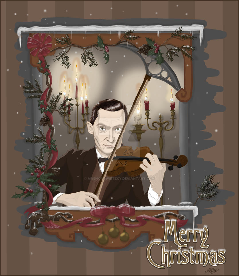 GOODIES - Page 8 Sherlock_holmes___violinist_on_christmas_day_by_mrshorowietzky-d5o51w9