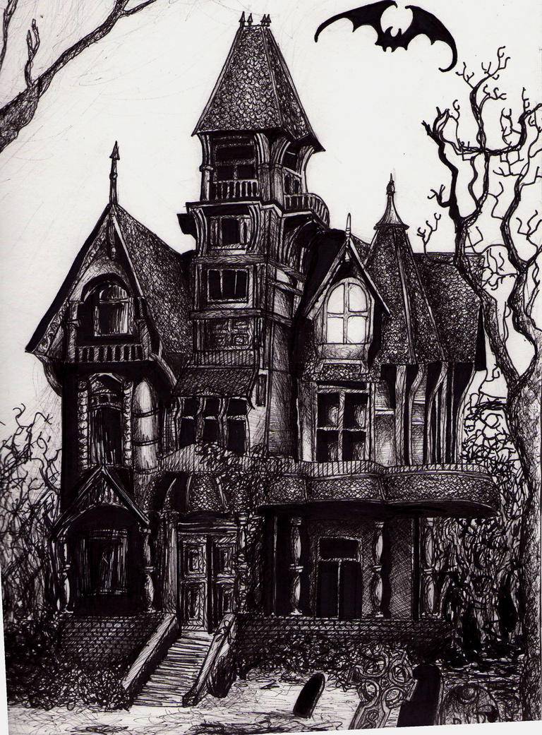 Haunted mansion by DarkDrac on DeviantArt