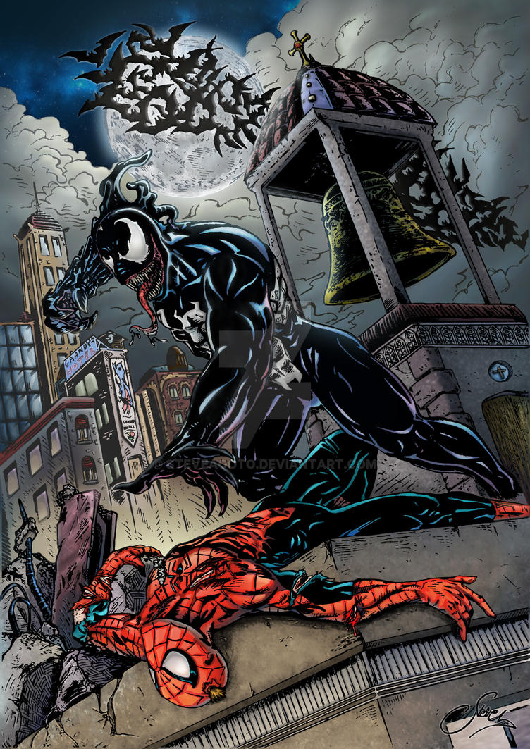 Venom Vs Spiderman by steveagoto on DeviantArt