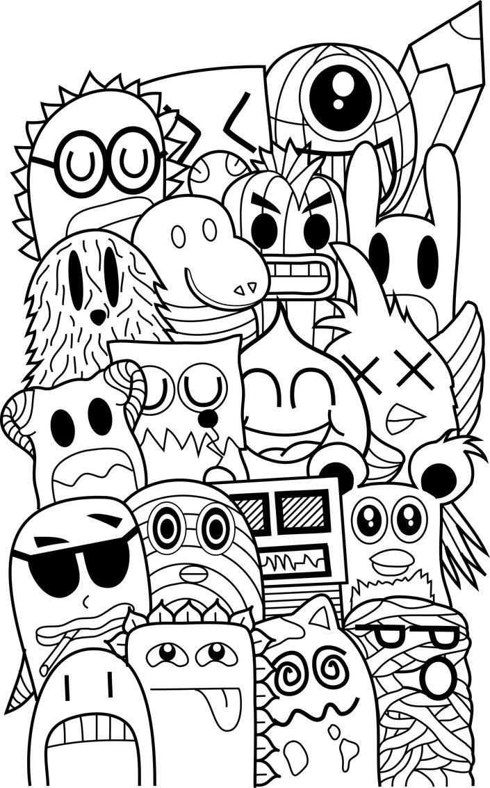 Doodle Friends By Byfrankkk On DeviantArt