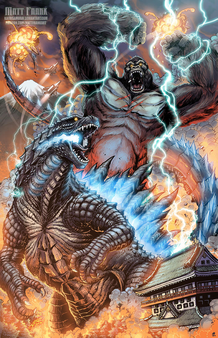 Kong vs Godzilla by KaijuSamurai on DeviantArt