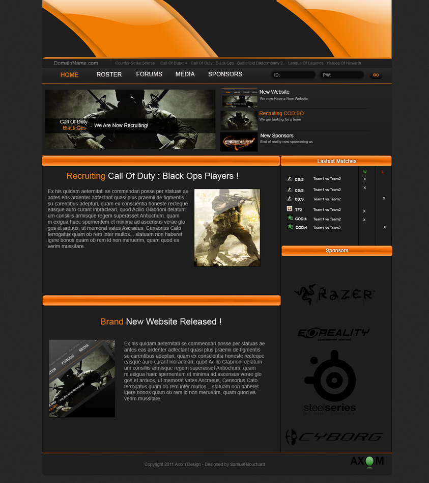 gaming-website-template-by-sambouchard-on-deviantart