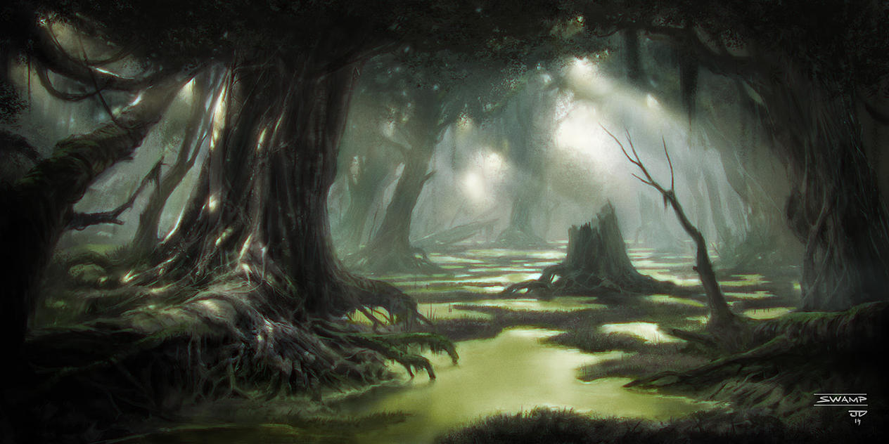 The Swamps of Prayvania 7_mages___swamp_by_hunterkiller-d9vkgcx