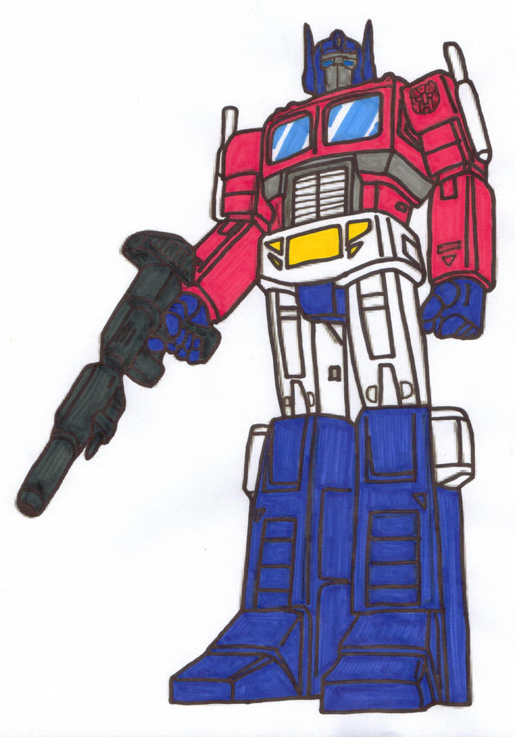 Optimus Prime Character Model Colors by wade2501 on DeviantArt