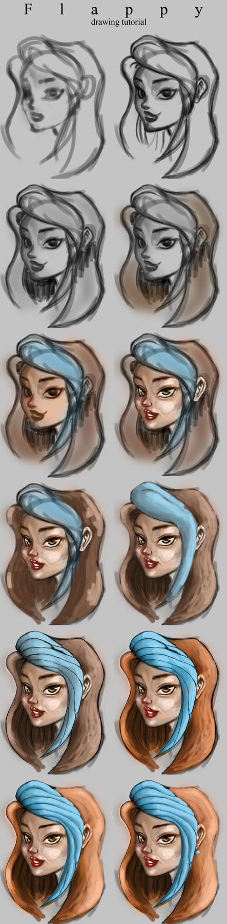 Digital Painting tutorial by Flappy-anass on DeviantArt