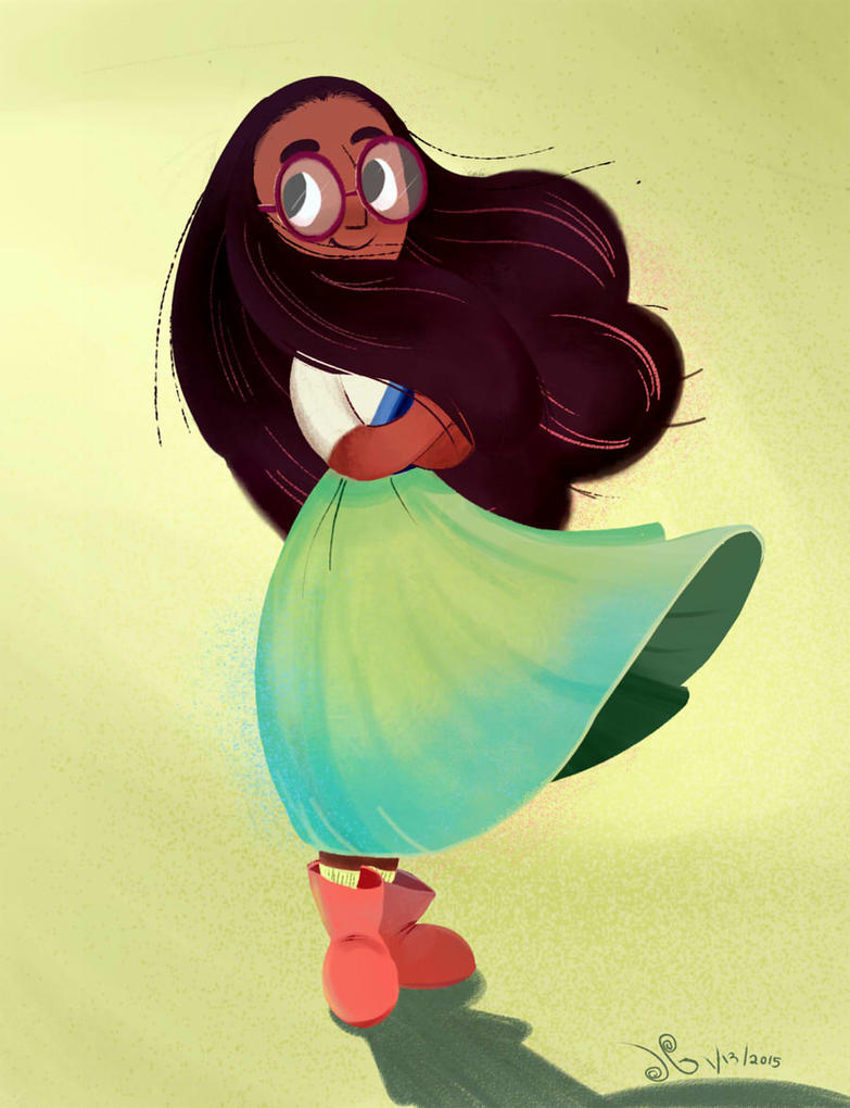Some Steven Universe fanart with Connie. I have a soft spot for nerdy girls characters.