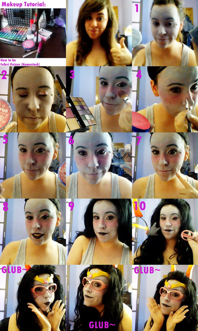 Makeup Tutorial How To Be Feferi Peixes By MissLittleOtaku On
