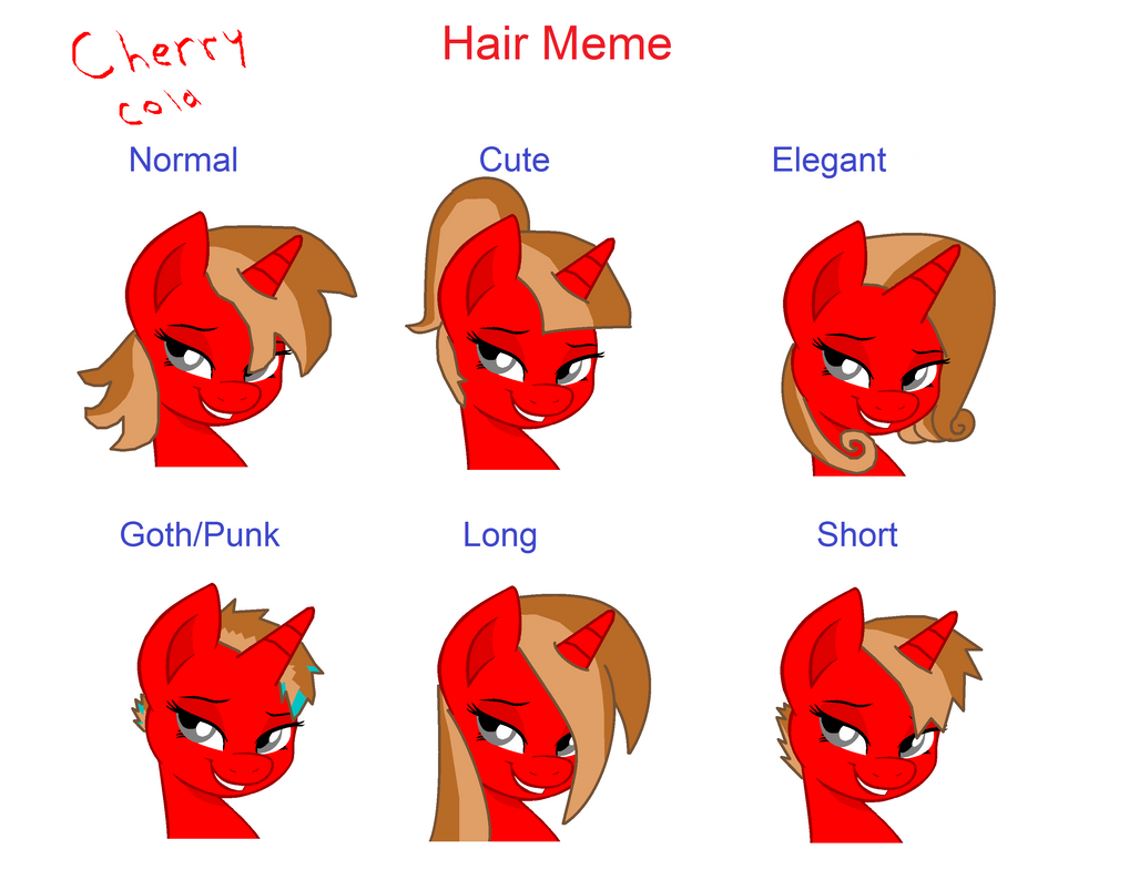 Cherry Cola Hair Meme By CherryColaDippinDots On DeviantArt