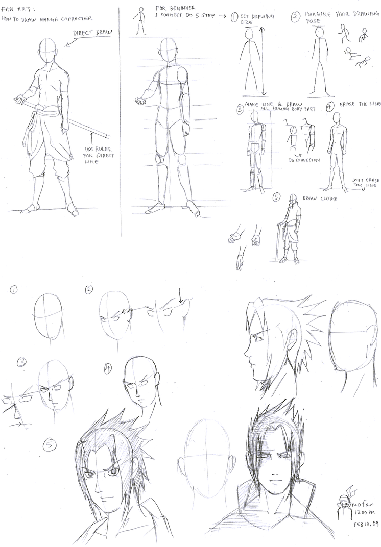 How To Draw Manga Character2 by omofan on DeviantArt