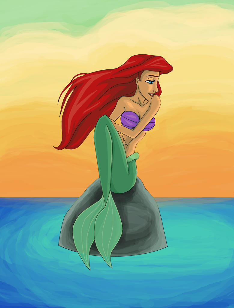 Ariel Mer on the Rock Shadows by 27ImaginaryLines on DeviantArt