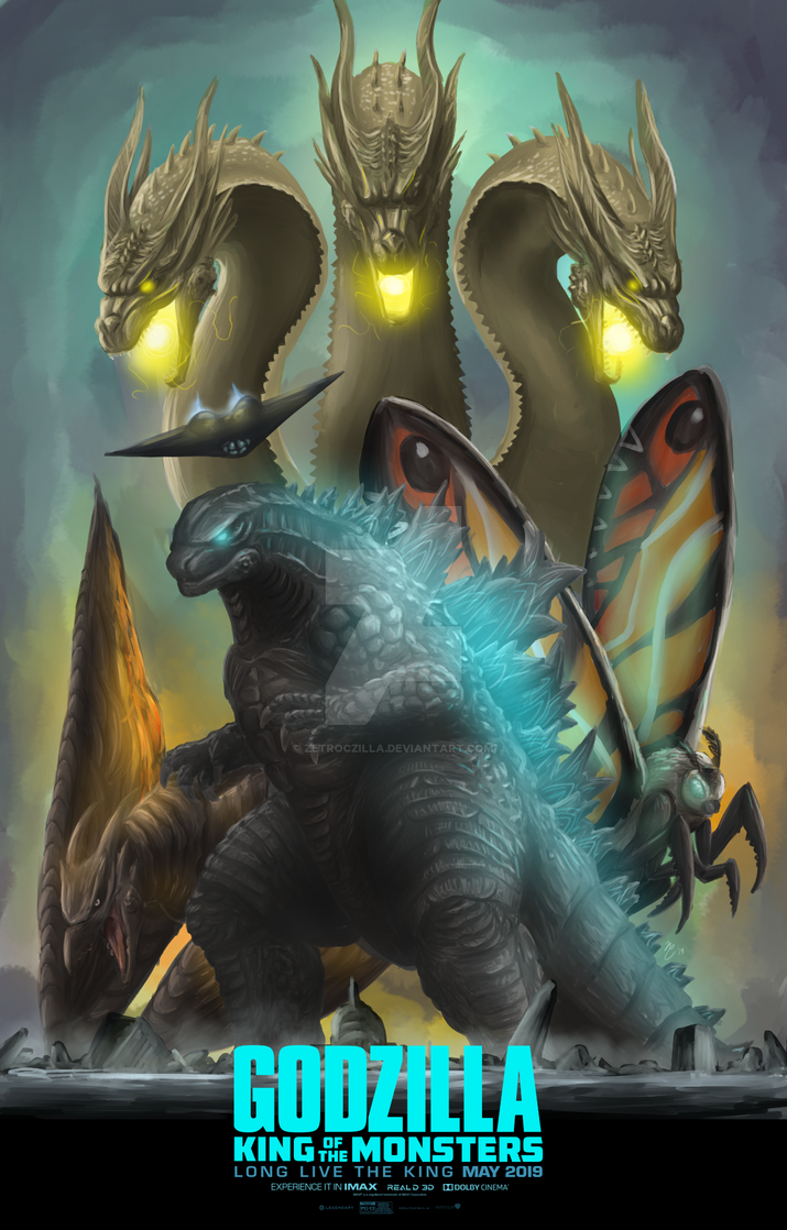 Godzilla: King of the Monsters poster by Zetroczilla on DeviantArt