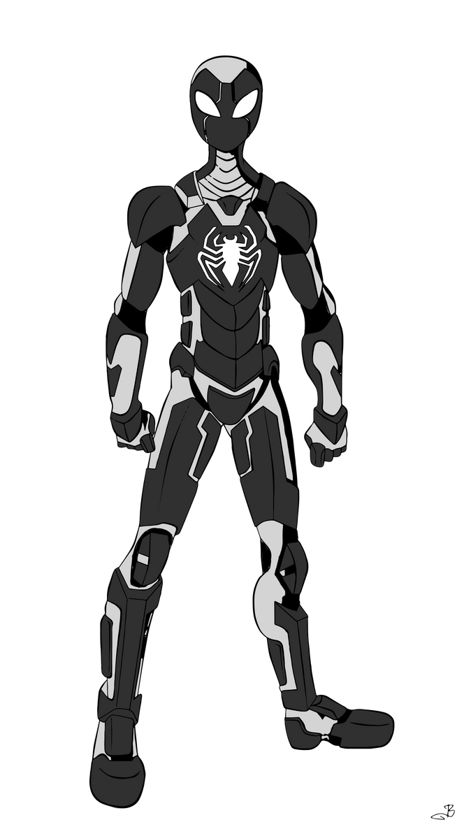 Iron Spider (Black Suit Variant) by edCOM02 on DeviantArt