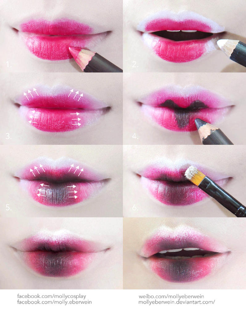 Cosplay Dolly Lips Makeup Tutorial By Mollyeberwein On DeviantArt