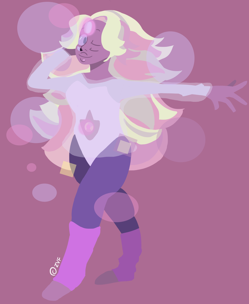 again with a lineless art practice with rainbow quartz... it sure took 3 ass hours drawing her.