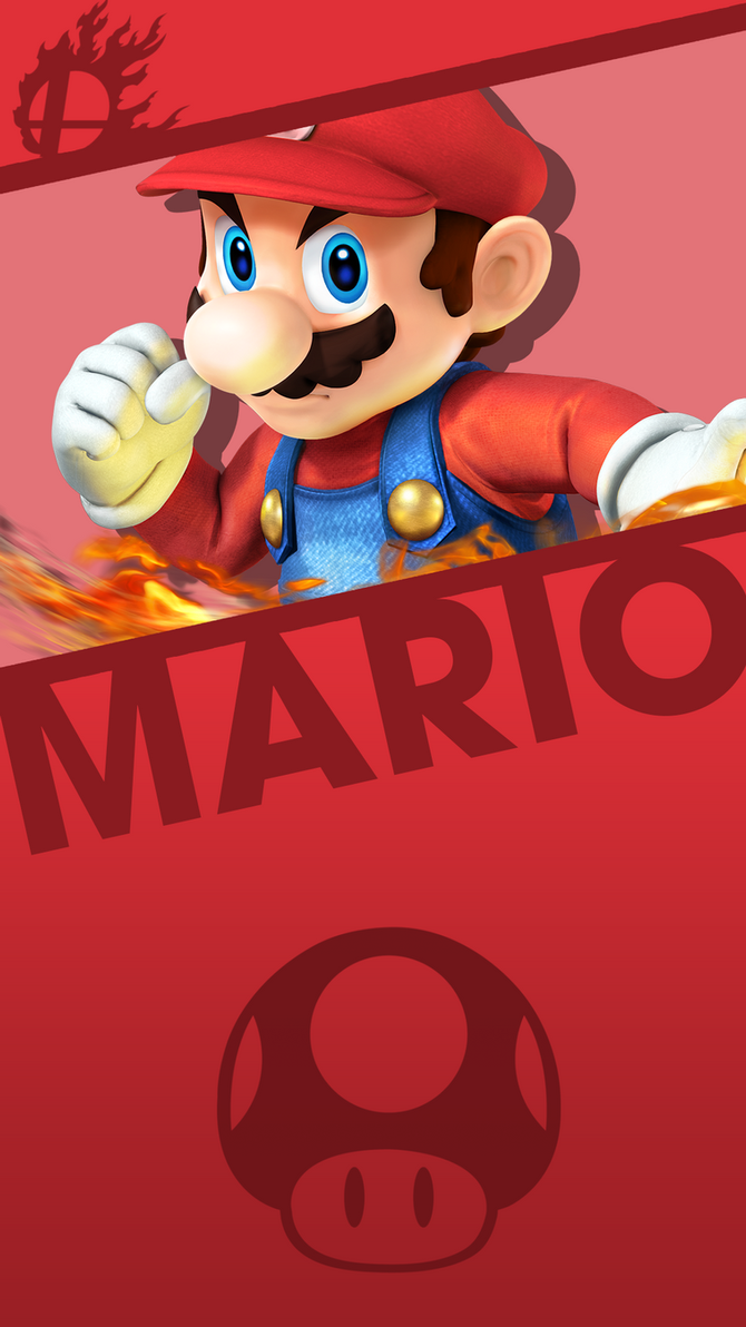 Mario Smash Bros. Phone Wallpaper by MrThatKidAlex24 on DeviantArt