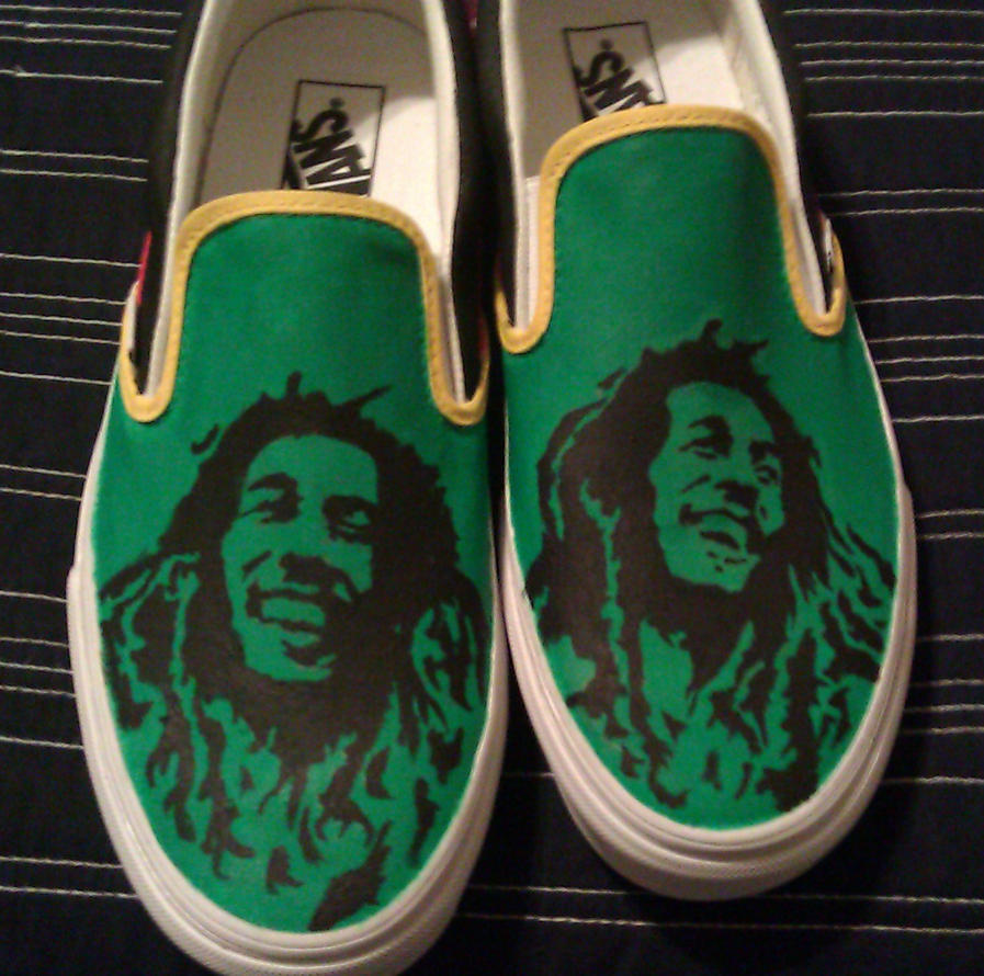 Bob Marley Shoes by TheDeviantDrawer on DeviantArt