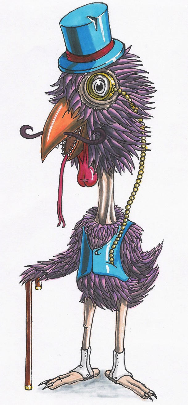 Fancy Monster Bird by Kimove on DeviantArt