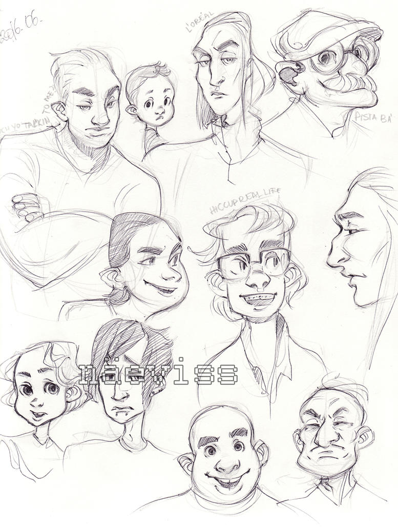 Draw Some Faces Challenge by Naeviss on DeviantArt