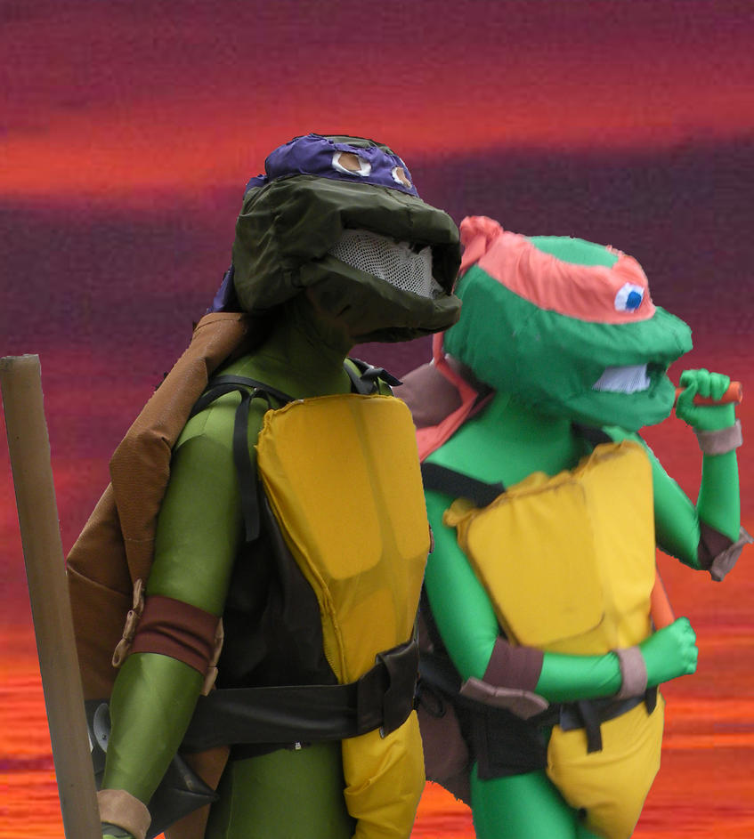 Donatello And Michelangelo