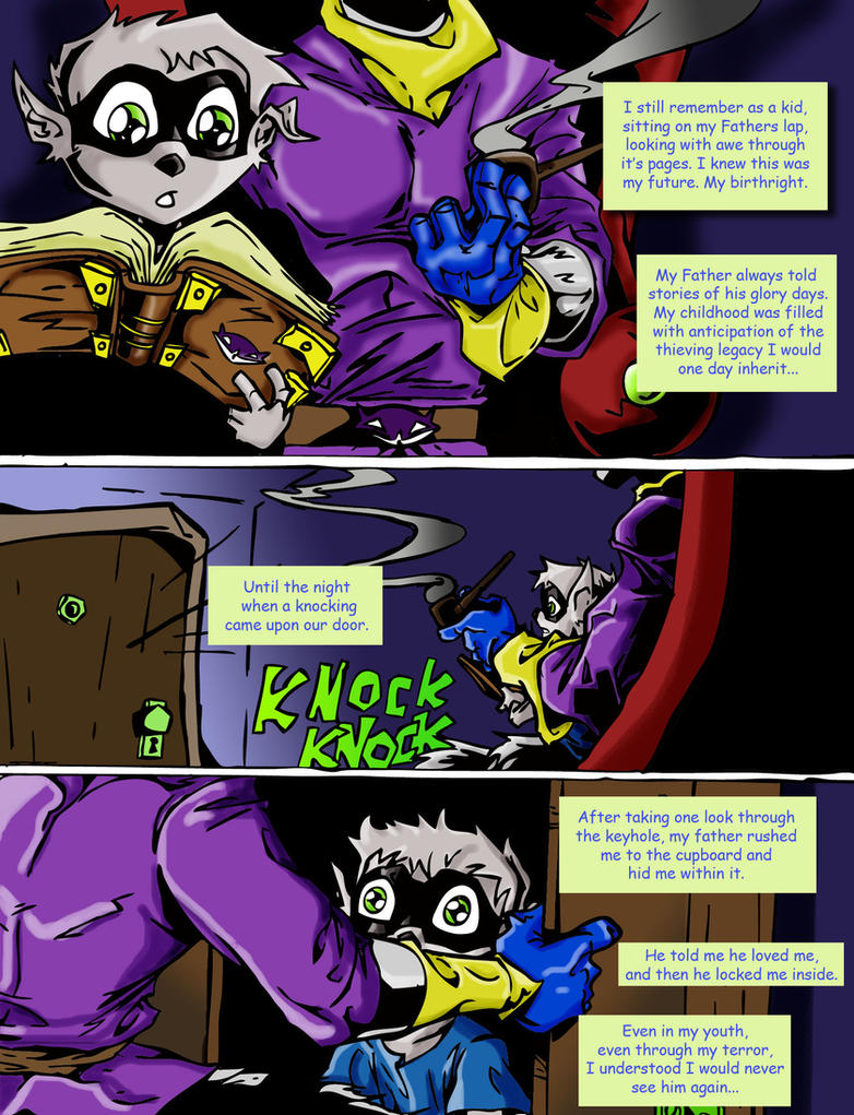 Sly Cooper comic page 3 by batmangunslinger on DeviantArt
