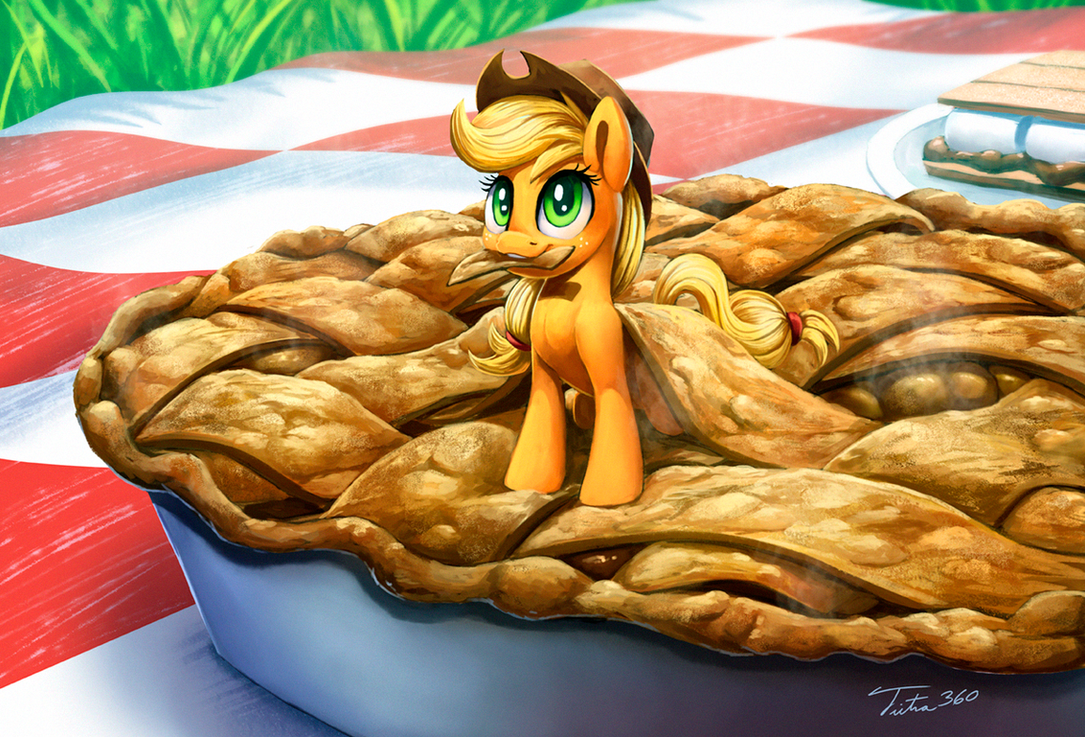 Applejack Pie by Tsitra360