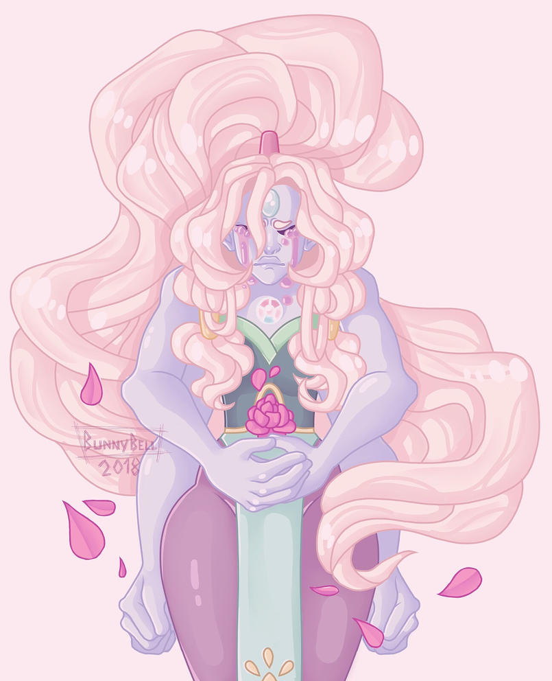 Heckin — I’ve been so obsessed with Steven Universe lately, especially some of the fusions. I really love Opal’s design so, here she is.
