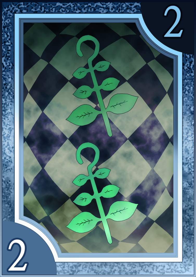 Persona 3/4 Tarot Card Deck HR Suit of Wands 2 by