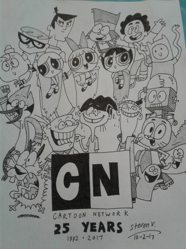 Inktober Day 2 25 Years Of Cartoon Network By RugratsFan2012 On