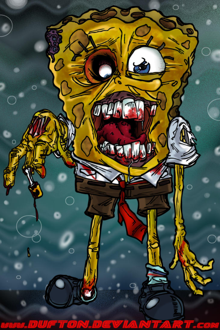 Zombie Sponge Bob By Dufton On DeviantArt