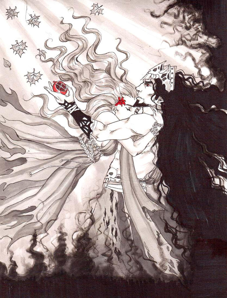 Hades and Persephone2 by Puistopulu on DeviantArt Persephone And Hades Anime