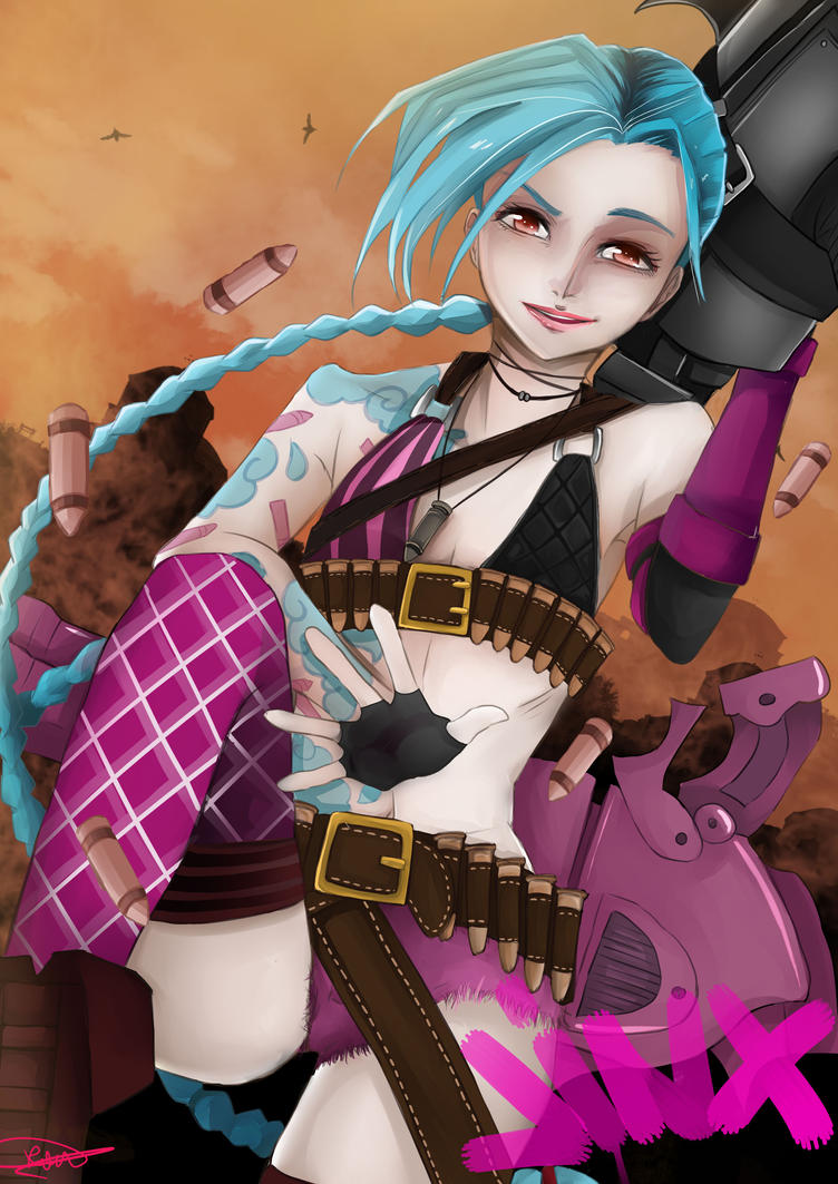 Jinx Come On Shoot Faster Come on, shoot faster! by SuiKitsune on DeviantArt
