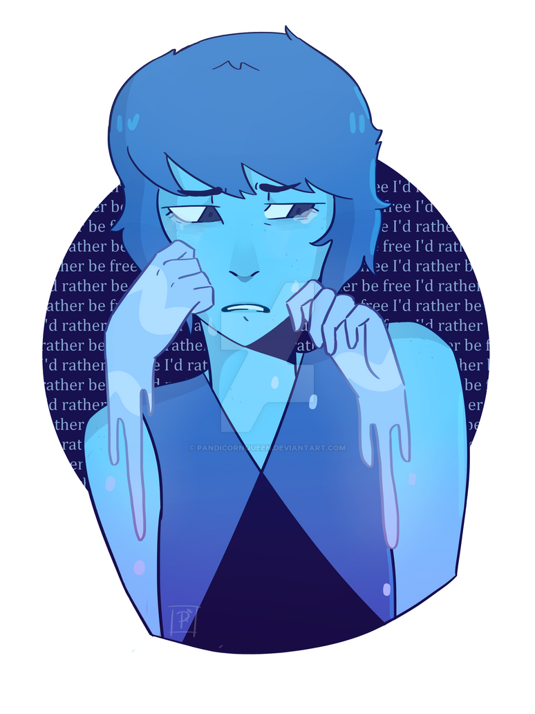[SPEEDPAINT]: youtu.be/tCej7jy2exQ After hearing the new song I couldn't resist making a Lapis picture!! I kinda like how it turned out since I only spent like and hour on this?? I actually re...