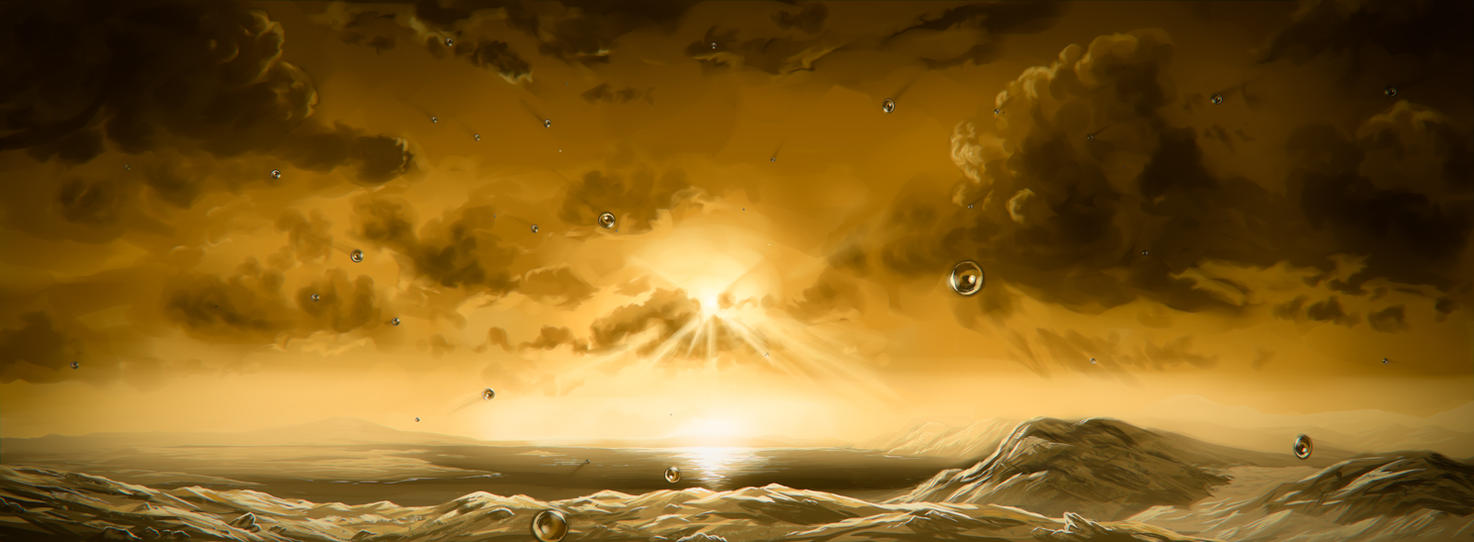 Titan's rain by JustV23