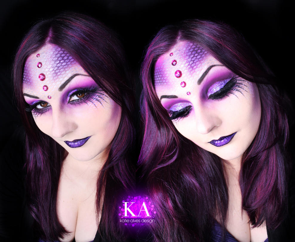 Sea Witch Halloween Makeup w/ Tutorial by KatieAlves on DeviantArt