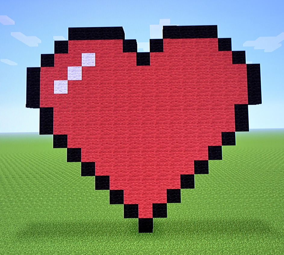Classic Heart- Minecraft by BexRani on DeviantArt