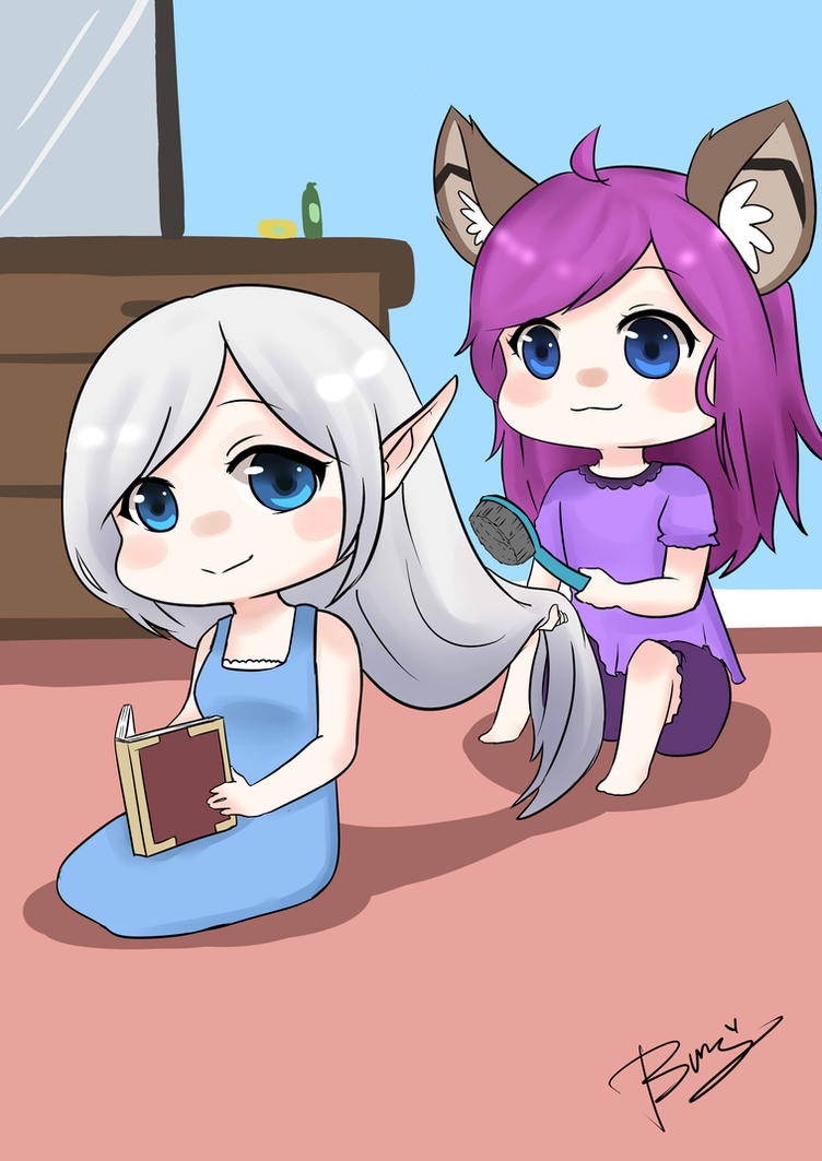Nana and Miya [Mobile Legends] CHIBI by BunsArts on DeviantArt